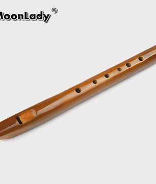 D-toets Bamboe Blokfluit - Draagbaar Houtblaasinstrument met Tas