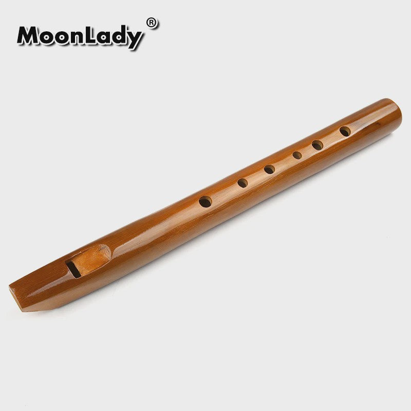 D-toets Bamboe Blokfluit - Draagbaar Houtblaasinstrument met Tas
