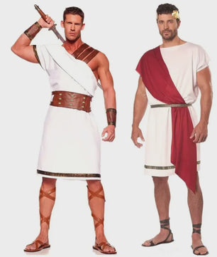 Romeinse Gladiator & Soldaat Kostuum voor Heren - Halloween & Carnavalsfeest