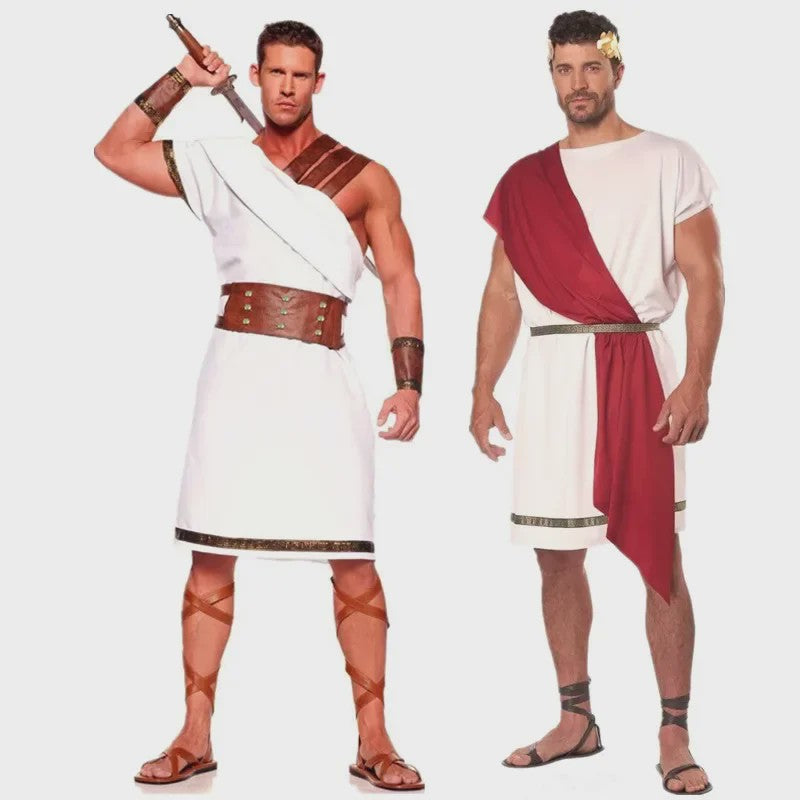 Romeinse Gladiator & Soldaat Kostuum voor Heren - Halloween & Carnavalsfeest