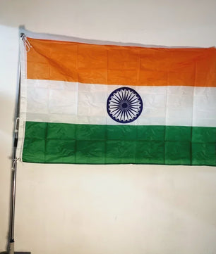 Indiase Vlag Tiranga - Polyester 3x5ft & 2x3ft met Messing Oogjes