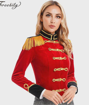 Dames Ringmaster Kostuum Jas - Circus Showman & Leeuwentemmer Cosplay