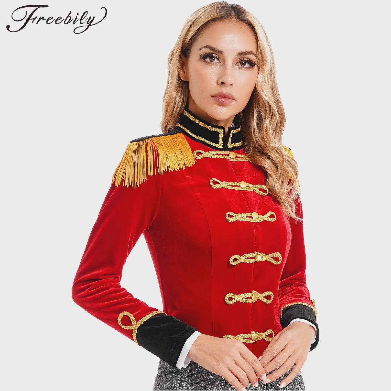 Dames Ringmaster Kostuum Jas - Circus Showman & Leeuwentemmer Cosplay