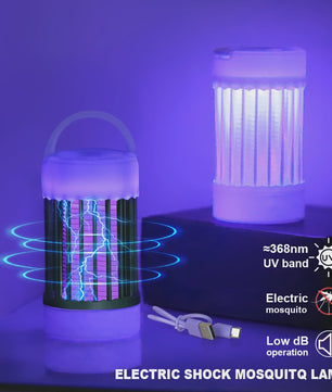 Elektrische Muggenlamp UV Insectendoder - USB Oplaadbaar & Draagbaar