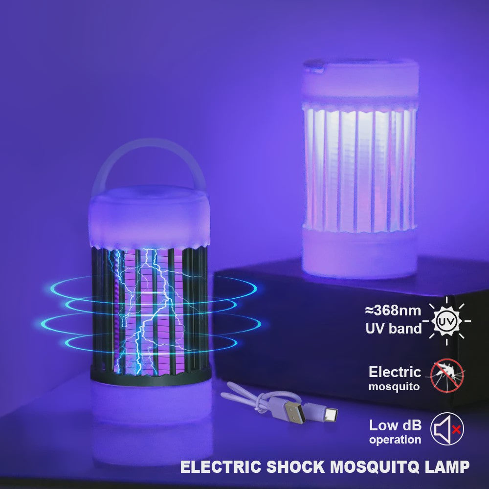 Elektrische Muggenlamp UV Insectendoder - USB Oplaadbaar & Draagbaar