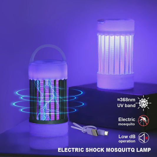 Elektrische Muggenlamp UV Insectendoder - USB Oplaadbaar & Draagbaar