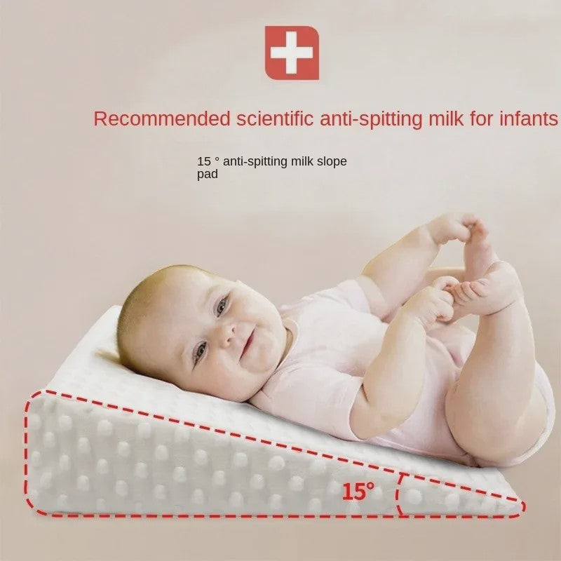Baby Anti Spuug Kussen: Verhoogd Neopreen Kussen voor Pasgeborenen - Ademend & Antislip