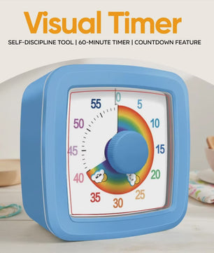Visuele Timer 60 Minuten - Kinderen & Studenten - Zelfdiscipline & Tijdsmanagement