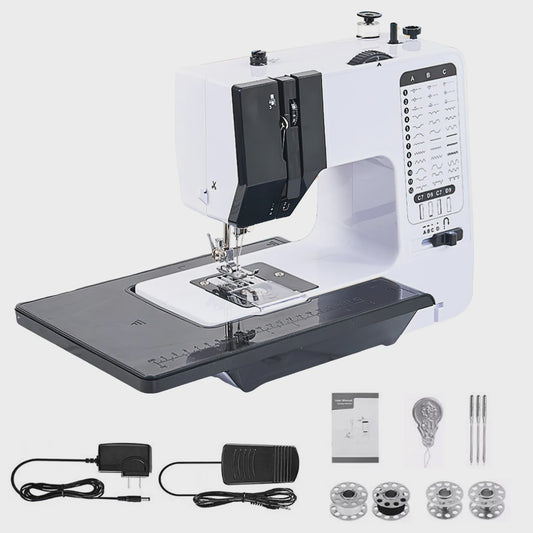 Compacte Naaimachine voor Beginners - 12 Steken & Voetpedaal