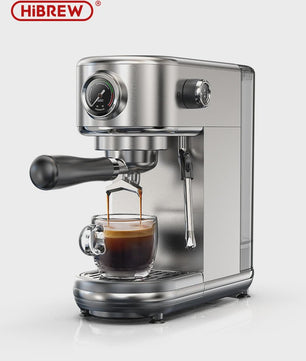 HiBREW H10B Espresso Machine: 20 Bar, Instelbare Temperatuur, Koud & Warm, Super Slim Koffiezetapparaat