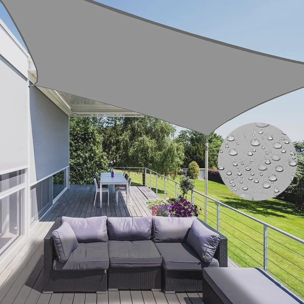 Waterdicht UV-bestendig Schaduwdoek 300D Polyester - Zonwering voor Tuin, Terras & Auto