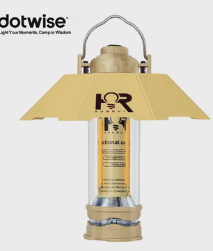DOTWISE Retro Camping Lantaarn - Draagbaar, Waterdicht & Sfeervol Outdoor Licht met 3000mAh Batterij