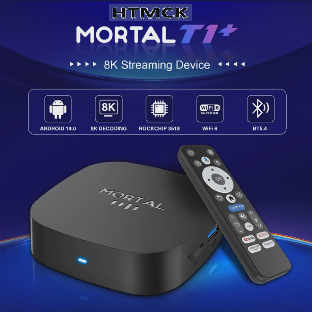 8K Smart TV Box met Rockchip RK3518, 8GB RAM, 128GB ROM, WiFi 6 & Bluetooth 5.4
