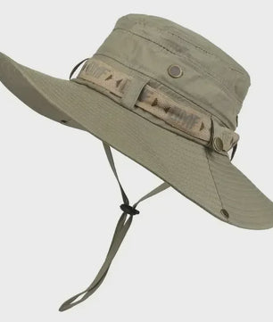 Herfst/Winter Heren Bucket Hat - UV Bescherming, Mesh Panterhoed voor Buitenactiviteiten