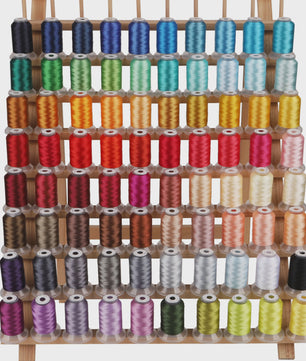 80 Kleuren Premium Polyester Borduurzijde Set - 500M Spoelen voor Huisborduurmachines
