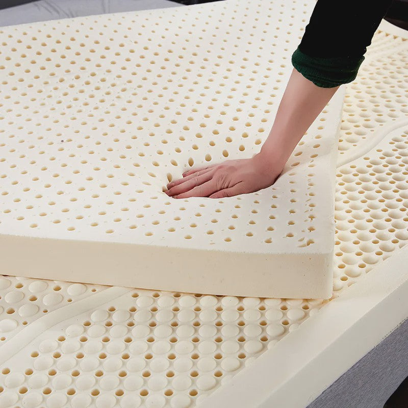100% Natuurlijk Latex Matras uit Thailand - Dikke Topper voor Huis & Slaapzaal - 1.5m & 1.8m