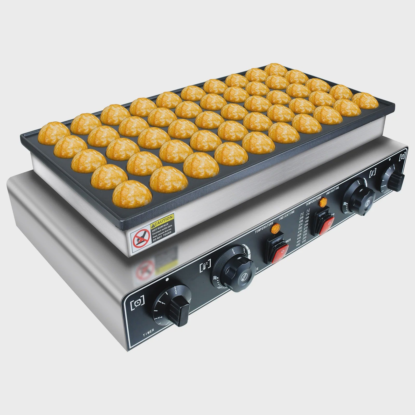 Professionele Poffertjesplaat Elektrisch - 50 Stuks Non-stick