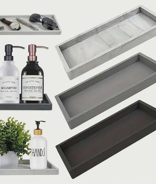 Zachte Siliconen Dienblad Organizer voor Badkamer & Make-up Tafel - Sieraden & Toiletartikelen