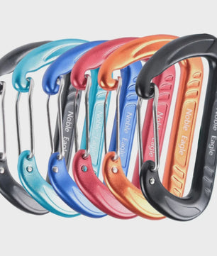 15kN Aluminium D-ring Karabiners Set - Zwaar, Lichtgewicht voor Outdoor & Camping