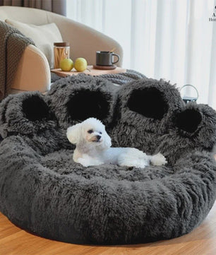 Luxe Hondenkussen en Kattenmand in Unieke Pootvorm - Super Zacht en Comfortabel voor Puppy's en Kleine Honden