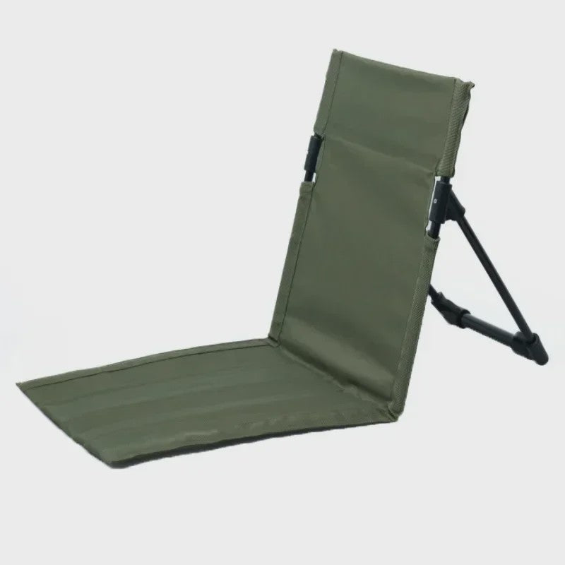 Lichtgewicht Opvouwbare Stoel - Aluminium, Draagbaar & Comfortabel voor Camping, Strand & Vissen