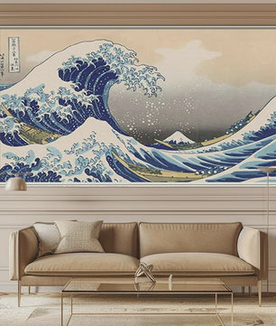 Iconische Japanse 'De Grote Golf van Kanagawa' Canvas Poster met Fuji - Vintage Muurkunst