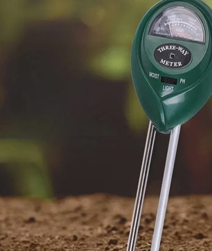 3-in-1 Bodemmeter: Vochtigheid, Licht & pH Tester voor Tuinplanten