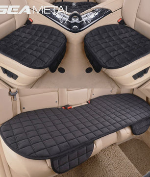 Universele Winter Pluche Autostoelhoes - Warm, Zacht & Antislip Stoelbeschermer