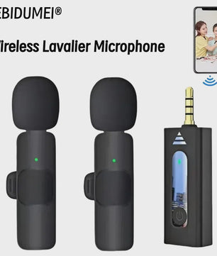 Draadloze Lavalier Microfoon (3.5mm) - Omnidirectioneel Condensator - Voor Camera, Smartphone, YouTube & Live Streaming