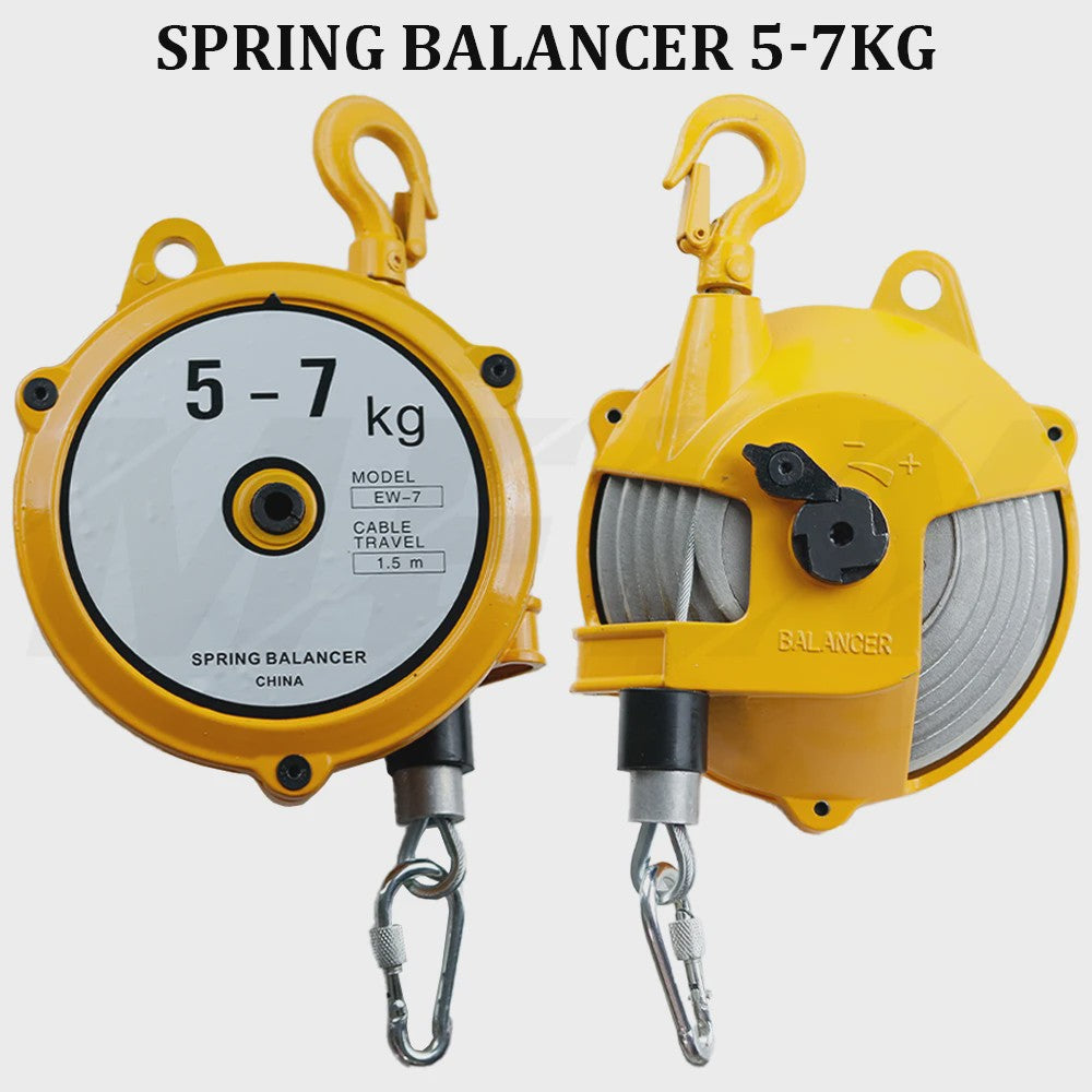 Veren Balancer 5-7kg - 1.5m Staalkabel - Ergonomisch Ophangsysteem voor Productielijn