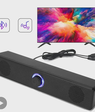 Draadloze Bluetooth Soundbar voor PC, TV & Laptop - Compact en Krachtig Geluid