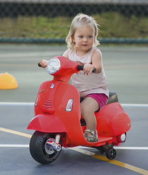 Elektrische Vespa Scooter voor Kinderen (18-36 maanden) - Met Verlichting en Claxon