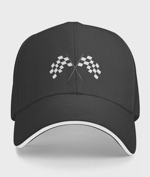 Baseball Cap Heren - F1 Formule 1 Race Vlag Design - Verstelbaar & Stijlvol