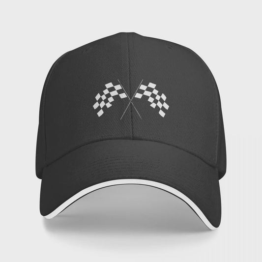 Baseball Cap Heren - F1 Formule 1 Race Vlag Design - Verstelbaar & Stijlvol