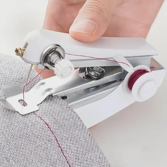 Mini Hand Naaimachine - Draagbaar & Compact voor Snelle Kledingreparaties