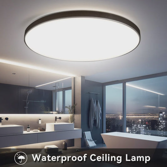 Waterdichte LED Plafondlamp Rond - 18W/30W/40W - IP44 - Keuken, Badkamer, Woonkamer