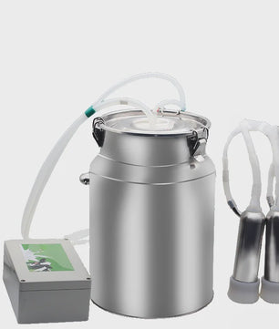 Elektrische Melkmachine Koeien 10L RVS met Automatische Stop & Massagefunctie