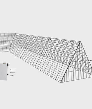 Grote Kipren Tunnel 400 cm - Draagbare en Uitbreidbare Ren voor Kippen en Kleinvee