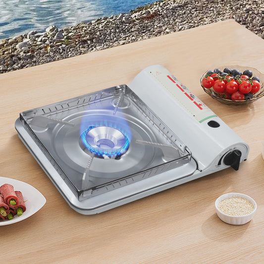 Draagbare Gasbrander 3500W - Compacte Camping Kooktoestel voor Buiten BBQ & Noodgevallen