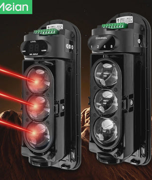 Meian Focus Dubbele/Triple Infrarood Straalsensor - IP65 Waterdicht voor Villa en Boerderij