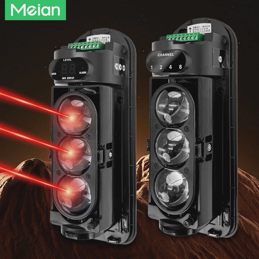Meian Focus Dubbele/Triple Infrarood Straalsensor - IP65 Waterdicht voor Villa en Boerderij