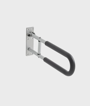 Opklapbare Toilet Veiligheidsbeugel - U-vormig met Anti-slip Handvat & 136 kg Draagkracht