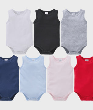 Baby Romper Zonder Mouwen - Zomer Vestje voor Pasgeborenen (0-24M)
