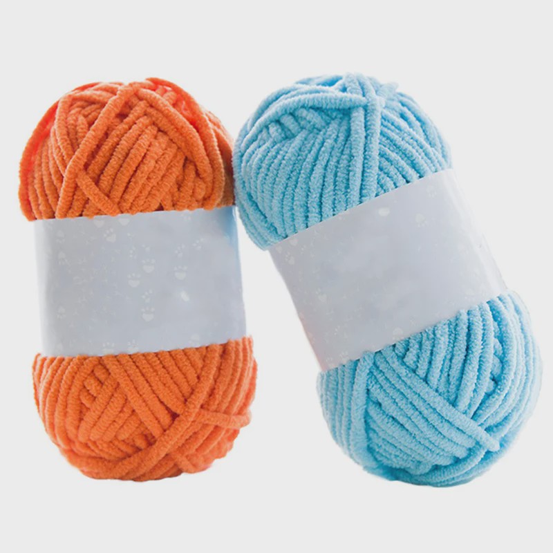 Zacht Chenille Garen 50g - Dik Velvet Garen voor Handwerken & DIY Baby Projecten