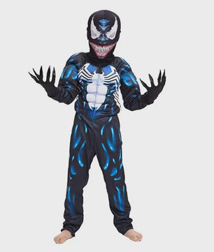 Kinder Spider-Man Kostuum Jumpsuit - 3D Spandex Superhelden Onesie voor Halloween & Cosplay