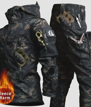 Tactisch Camouflage Heren Set - Waterdicht & Warm voor Buitenactiviteiten