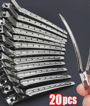 Professionele Haarclips Set - Metalen Kappers Clips voor Styling & Sectie