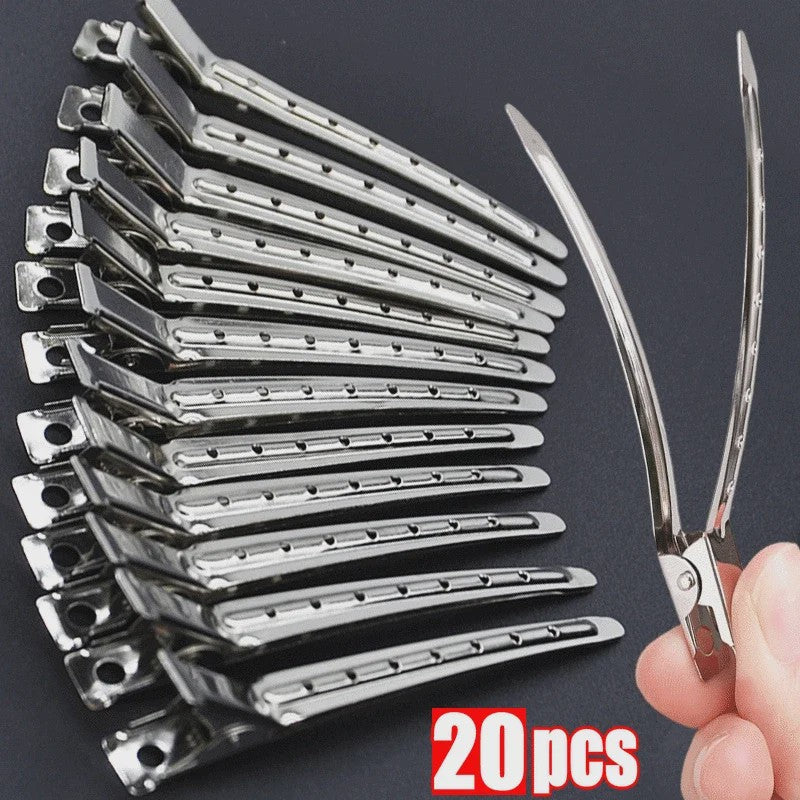Professionele Haarclips Set - Metalen Kappers Clips voor Styling & Sectie