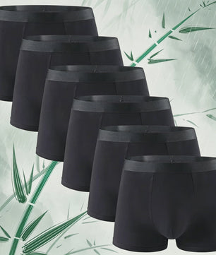 Set van 6 Bamboevezel Boxershorts voor Heren - Zacht, Ademend en Comfortabel