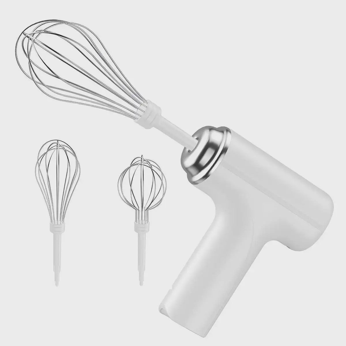 Draadloze Elektrische Handmixer met 3 Snelheden - Perfect voor Bakken en Mixen